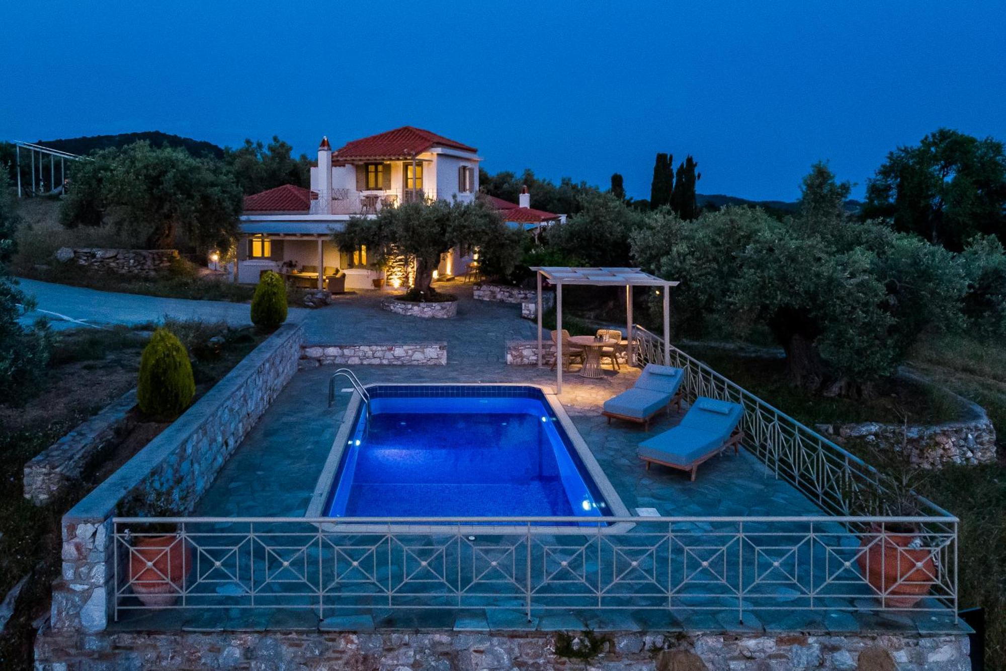 Villa Nektaria Alikias Buitenkant foto