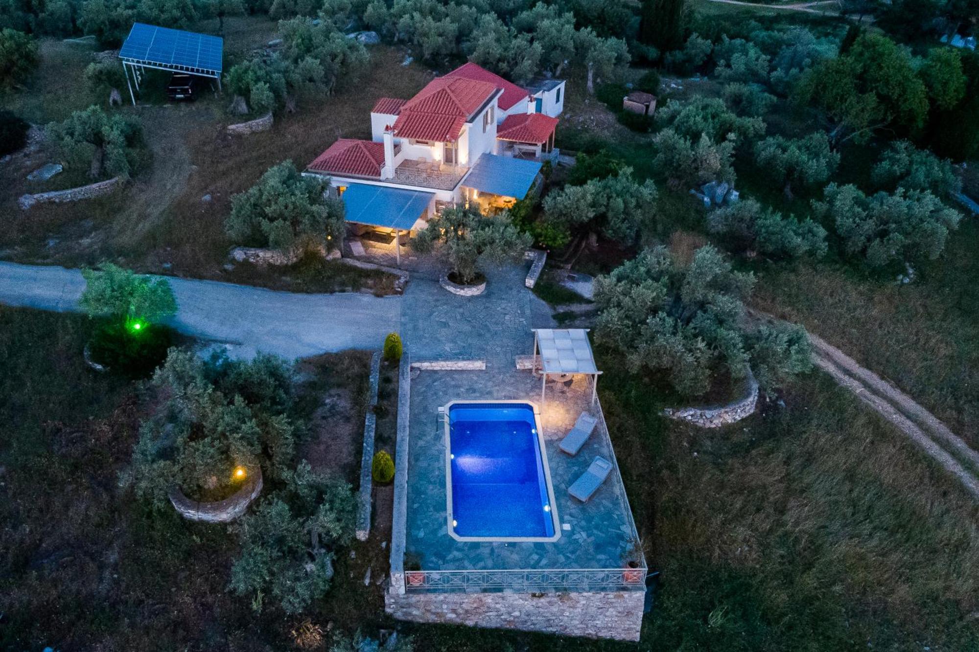 Villa Nektaria Alikias Buitenkant foto