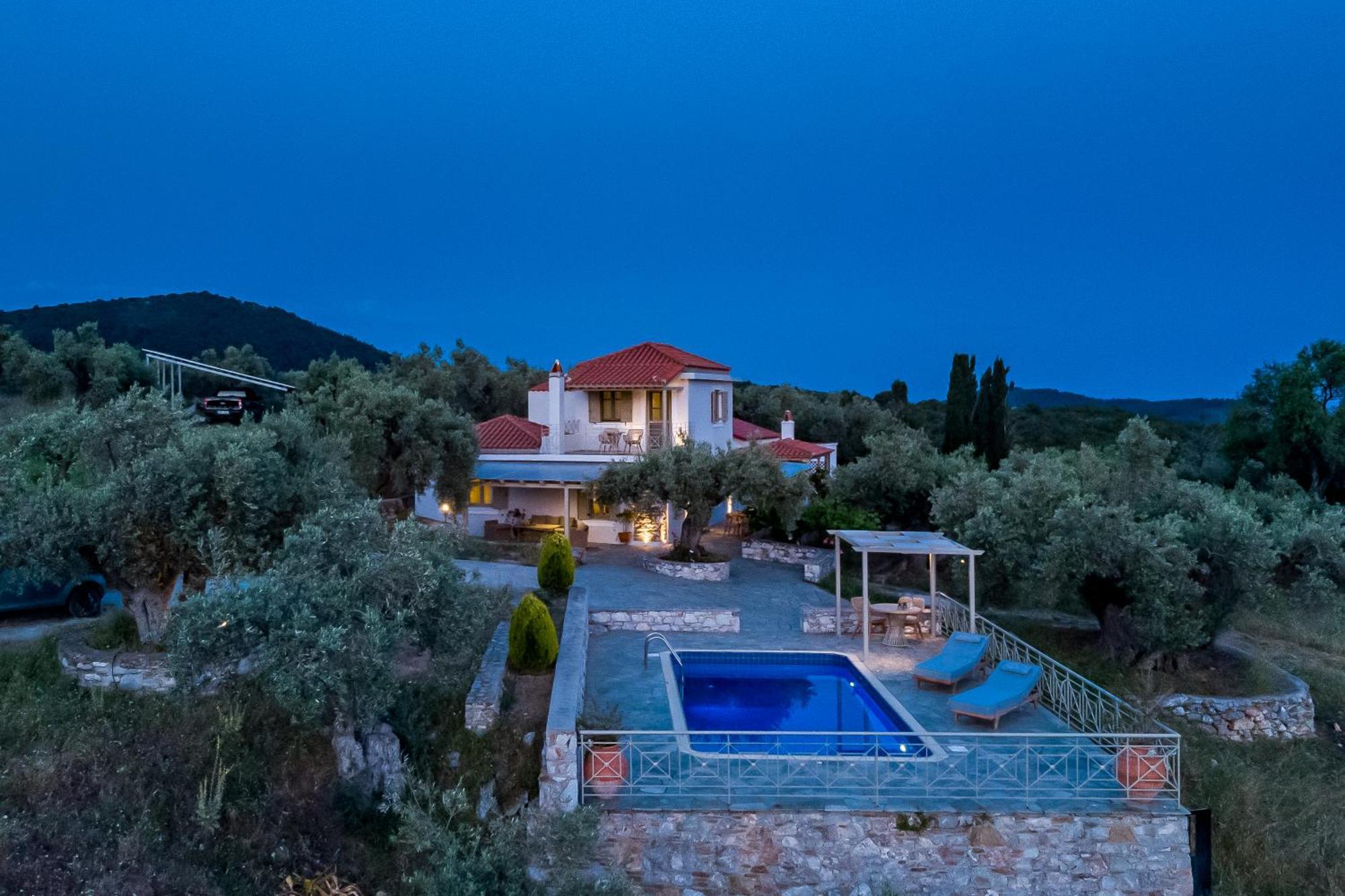 Villa Nektaria Alikias Buitenkant foto