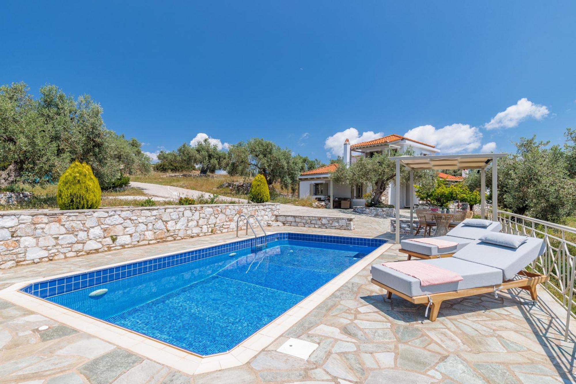 Villa Nektaria Alikias Buitenkant foto