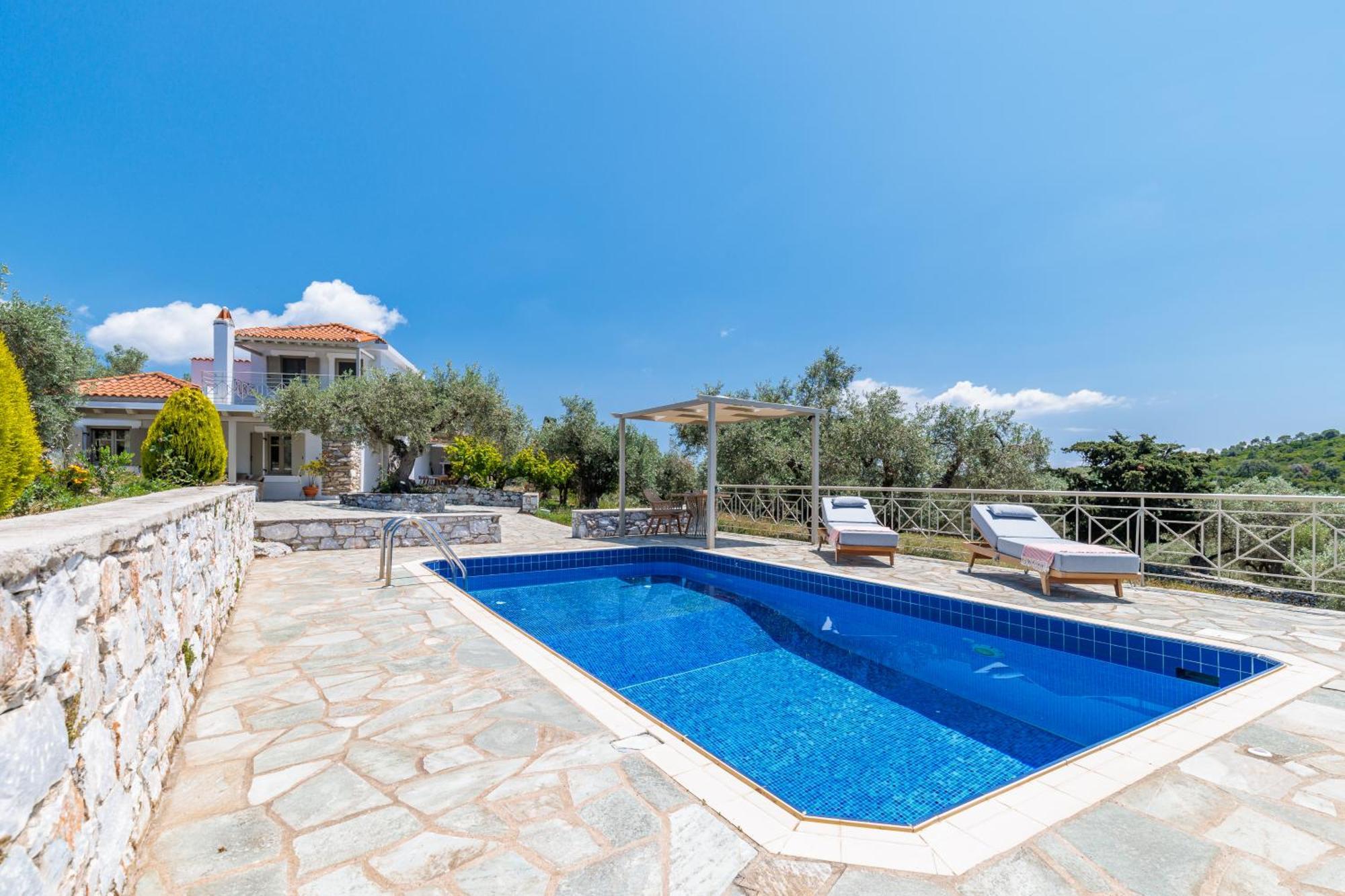 Villa Nektaria Alikias Buitenkant foto