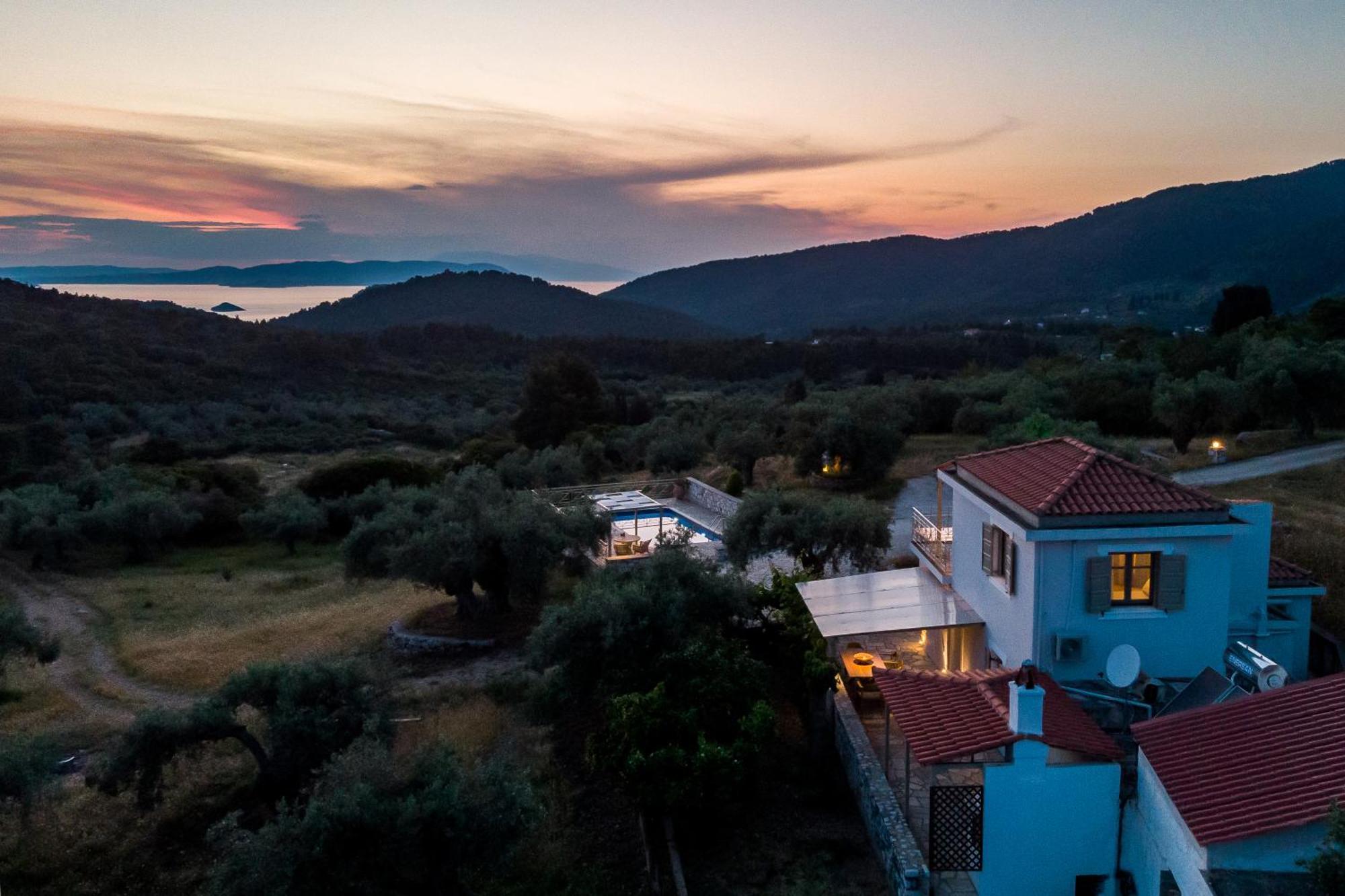 Villa Nektaria Alikias Buitenkant foto